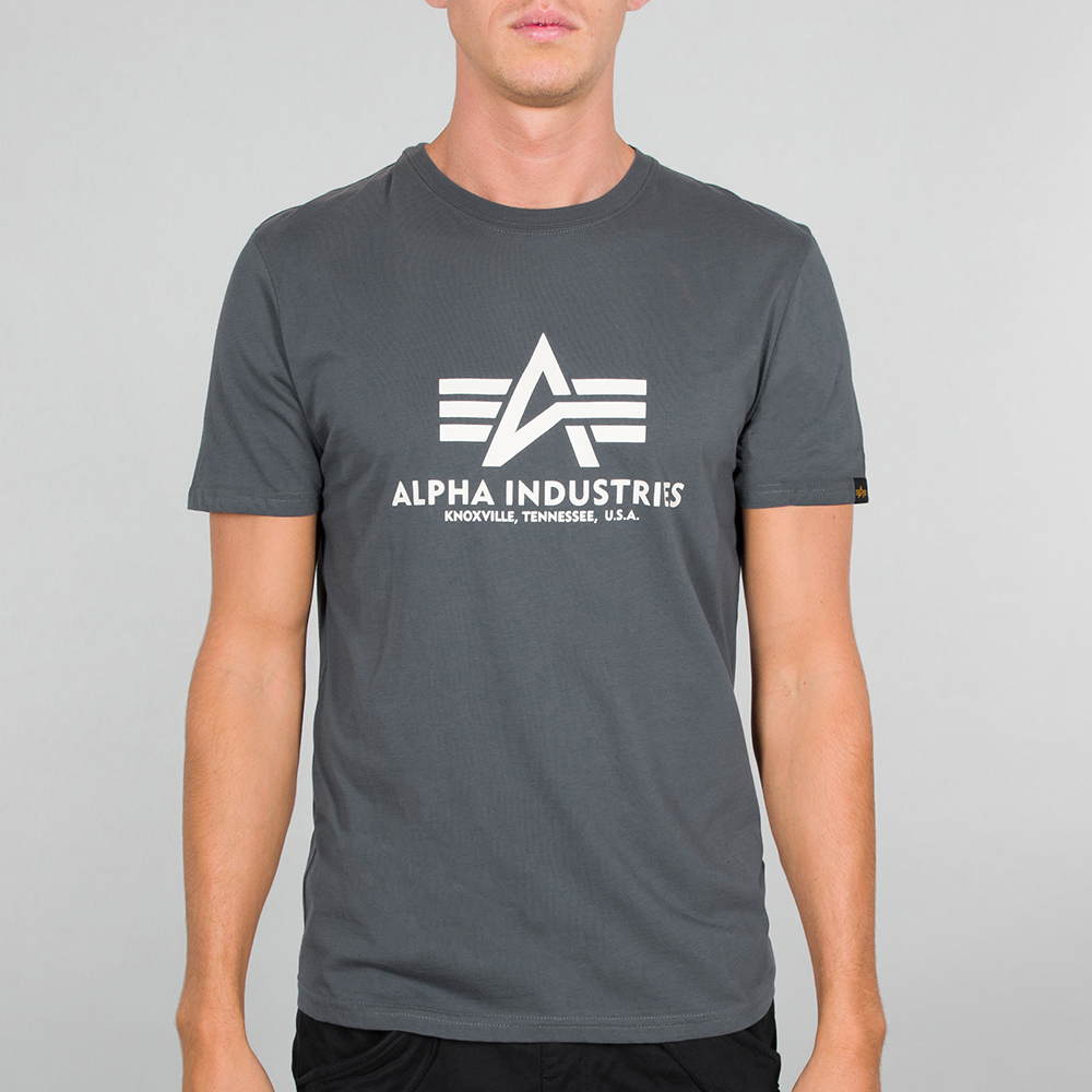 Koszulka Basic T-shirt – Alpha Industries szara