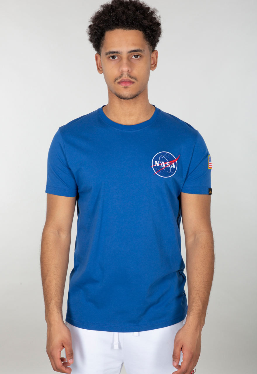 Koszulka ALPHA INDUSTRIES SPACE SHUTTLE T – Nasa blue